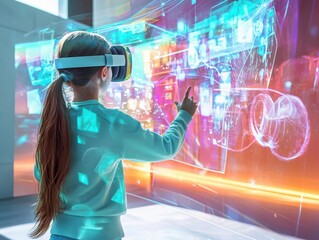 Poster - Transforming future education holographic learning in interactive classrooms