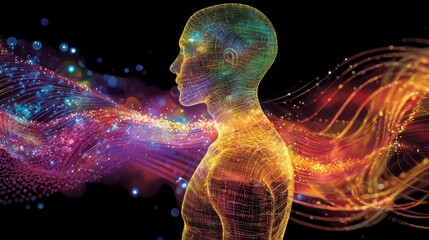 Poster - Exploring the dynamic evolution of human dna as a holographic light phenomenon in scientific environments