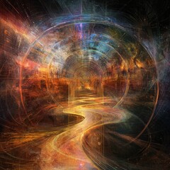 Poster - Mapping quantum emotionsmultidimensional feelings explored in an abstract environment infusing architecture and science concepts