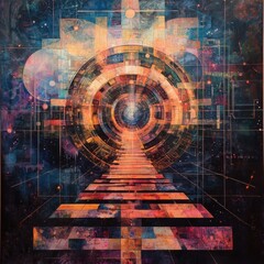 Poster - Mapping quantum emotional architectureexploring multidimensional feelings in a futuristic environment
