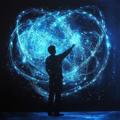 Poster - Mapping synchronicityilluminating coincidental moments as energetic connections in digital art environments