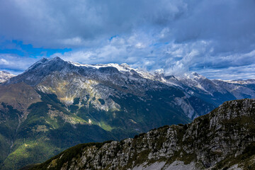 Wall Mural - With september the autumn is coming in the Julian Alps