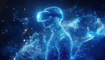 Poster - Virtual Reality Person Digital Metaverse Experience