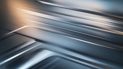 Aufkleber - Modern aesthetic of dynamic abstract metal textures in industrial environments a digital visual art experience