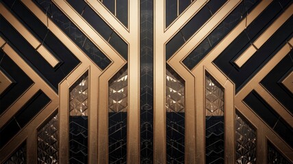 Poster - Abstract art deco inspiration digital design studio visual content modern environment close-up viewpoint creative concept