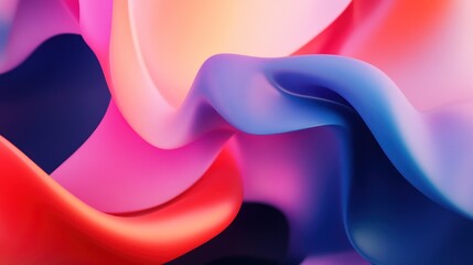 Poster - Abstract art background showcasing bold colors and dynamic, fluid patterns.