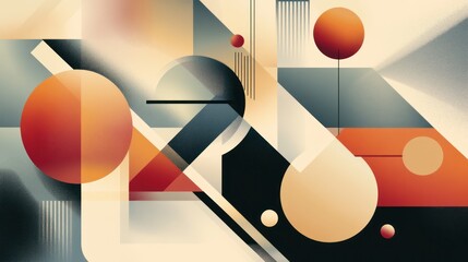 Poster - Abstract gradient combining geometric elements with smooth transitions.