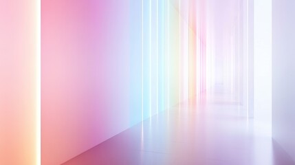 Poster - Abstract gradient white background featuring light transitions and modern aesthetics.