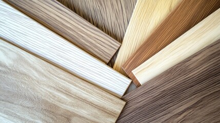 Poster - Contemporary light wood backgrounds with clean, sleek finishes, perfect for modern visuals.