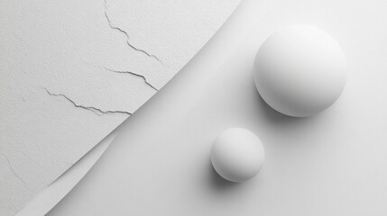 Poster - Minimalist textured white background for branding, blending modernity with simplicity.