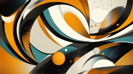 Poster - Modern abstract background design featuring bold patterns and dynamic elements.