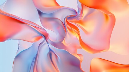 Poster - Motion-inspired communication technology abstract featuring flowing dynamic visuals.