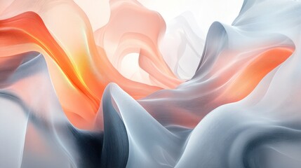 Poster - Smoky background featuring soft, flowing patterns for abstract visuals.