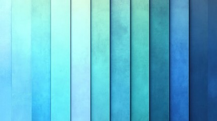 Poster - Soothing gradient in blues and greens, evoking a sense of calm.