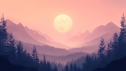 Poster - subtle gradient background with soft, muted tones for calming visuals.