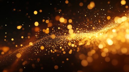 Poster - Technology mesh design with glowing particles, perfect for branding or advertising.