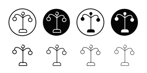 Poster - Street lighting icon Outline vector for web ui