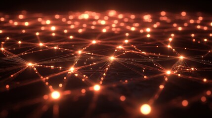 Poster - Glowing Network Nodes in Digital Communication and Data Transmission