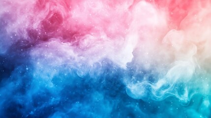 vibrant cosmic pink and blue abstract smokey background with a dreamy ethereal celestial vibe : gene