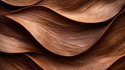 Fototapete - Elegant layers of mocha natural colors create a sophisticated and warm texture perfect for trendy home decor