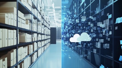 digital transformation from physical archives to cloud-based storage solutions