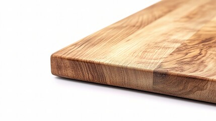 Poster - Isolated Wooden Table Edge Close-up in Natural Light