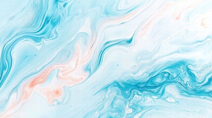 Poster - Soft Blue and Pink Abstract Swirl Background for Modern Design