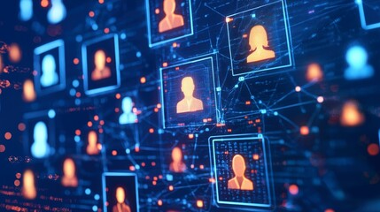 Aufkleber - Security risk breachidentity theft awareness digital world infographic cybersecurity close-up view data protection strategies