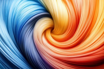 Poster - Swirling Colors of Vibrant Blue, Yellow, and Red Creating a Dynamic Abstract Background with a Sense of Motion and Fluidity for Creative Projects and Designs