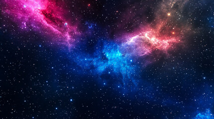 Wall Mural - a high-definition star field background depicting deep space, featuring a colorful starry night sky.