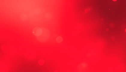 Poster - An abstract red background with blurred bokeh lights. Gradient shading and soft focus create a romantic festive and shiny texture. Ideal for Valentines Day or lovethemed designs.