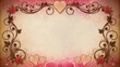 © tnihousestudio - Romantic Heart-Themed Floral Design Background