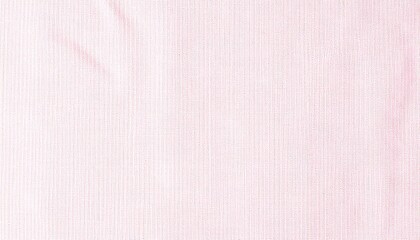 Poster - Closeup view of a pale pink woven fabric. The texture is smooth and subtly textured showing a fine weave. Its a soft delicate material ideal as a background or design element.