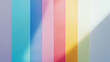© Aekkawass - minimalist composition of soft rainbow stripes fading into pastel tones, creating serene and harmonious visual effect