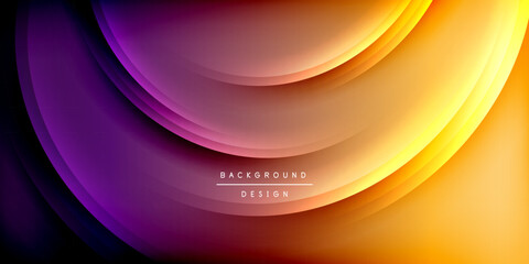 Poster - Bright lines background. Gradient geometric template wallpaper