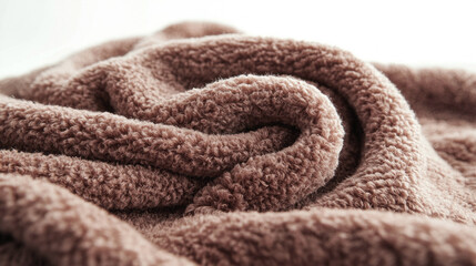 Poster - Luxurious mocha mousse fabric invites you to wrap yourself in its soft embrace, perfect for serene afternoons or chilly evenings