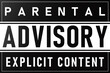 © antoniofrancois - Grunge White Black Sticker Label Tag Caution Warning Advisory Parental Explicit Content Vector