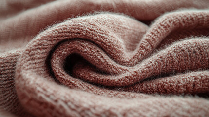 Aufkleber - Soft, luxurious fabric in a rich mocha mousse shade showcases intricate textures, inviting touch and elegance into any stylish interior