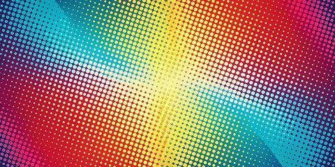 Aufkleber - retro comic pop art style gradient dotted background with halftone design for creative projects and 