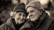 © mahamad - An elderly couple enjoying each other's company.