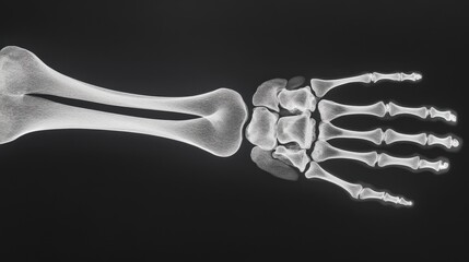 Poster - X-rays can be used to examine the structure of bones and joints, helping doctors diagnose conditions like arthritis and osteoporosis.