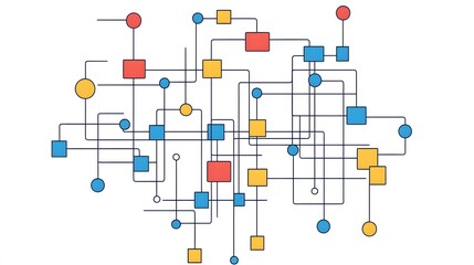 Poster - A color-coded classification chart displayed on a clean, minimalistic white background.