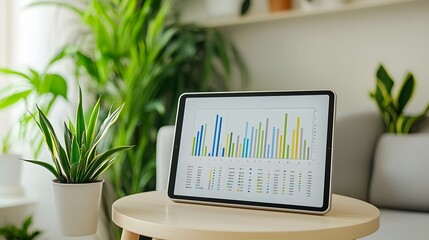 Poster - A digital tablet displaying a clean classification chart with soft, muted colors.