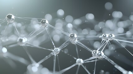 Aufkleber - A futuristic hologram showing interconnected seamless loops on a neutral background.