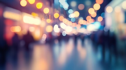 Poster - Conceptual abstract expo blur with sleek light effects and smooth gradients.