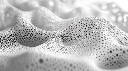 Poster - Contemporary particle mesh network featuring minimalist yet striking aesthetics.