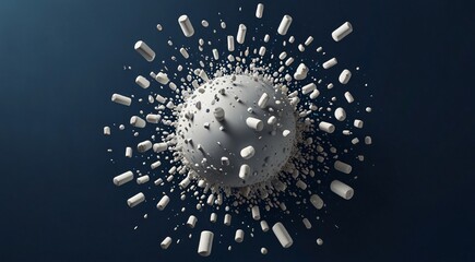 Aufkleber - abstract background 