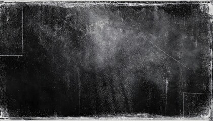 Poster - Textured Black and White Grunge Background with Vintage Scratches, Distressed Patterns, and Subtle Noise for Design Projects, Abstract Art, or Creative Text Overlays in Retro Aesthetic Themes