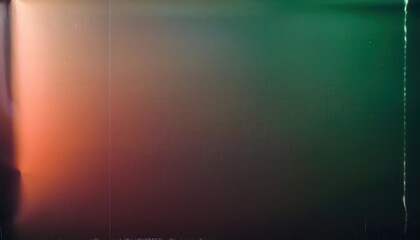 Wall Mural - vivid gradient of earthy orange to deep green with subtle textures and scratches. abstract art conce