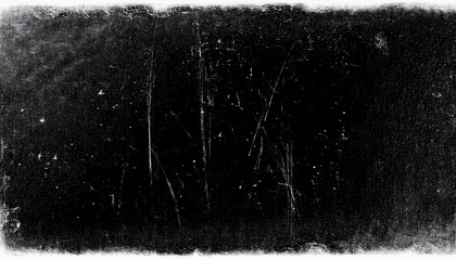 Aufkleber - Abstract High Contrast Black Texture with Scratches and Grainy Details, Ideal for Grunge Backgrounds, Artistic Overlays, Vintage Effects, or Design Projects Requiring a Distressed Aesthetic